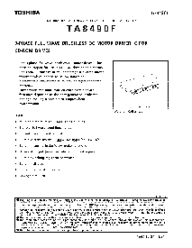 浏览型号TA8490F的Datasheet PDF文件第1页
