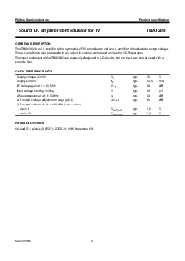 浏览型号TBA120的Datasheet PDF文件第2页