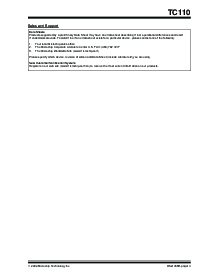 浏览型号TC110的Datasheet PDF文件第13页