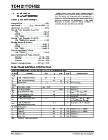 浏览型号TC4422CAT的Datasheet PDF文件第2页