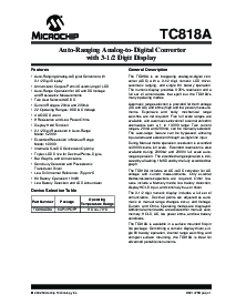 浏览型号TC818ACBU的Datasheet PDF文件第1页