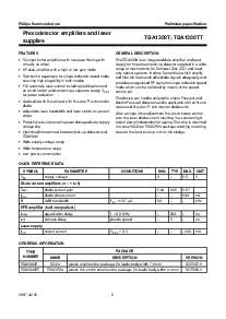 浏览型号TDA1300TT的Datasheet PDF文件第2页
