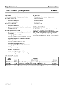 浏览型号TEA1095的Datasheet PDF文件第2页