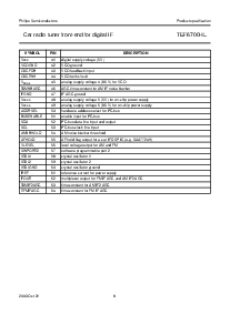 浏览型号TEF6700HL的Datasheet PDF文件第8页