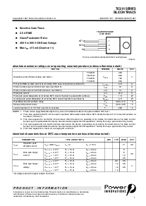 浏览型号TIC201D的Datasheet PDF文件第1页