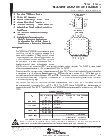 浏览型号TL5001D的Datasheet PDF文件第1页