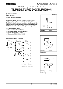 浏览型号TLP629的Datasheet PDF文件第1页