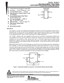 浏览型号TLV2231IDBV的Datasheet PDF文件第1页