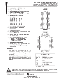 浏览型号TMS27C/PC256-10的Datasheet PDF文件第1页