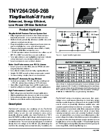 浏览型号TNY267G的Datasheet PDF文件第1页