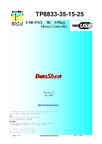 浏览型号TP8833AP的Datasheet PDF文件第1页