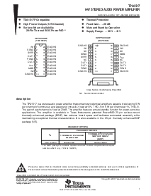 浏览型号TPA1517DWP的Datasheet PDF文件第1页
