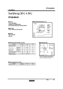 浏览型号RTQ045N03的Datasheet PDF文件第1页