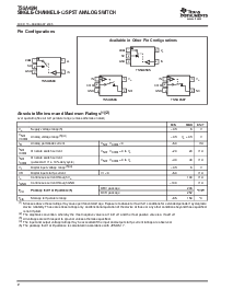 浏览型号TS5A4594DBVR的Datasheet PDF文件第2页