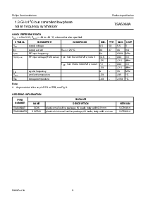 浏览型号TSA5060AT的Datasheet PDF文件第3页