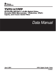 浏览型号TVP5147PFP的Datasheet PDF文件第1页
