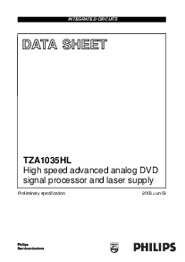浏览型号TZA1035HL的Datasheet PDF文件第1页