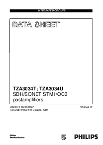 浏览型号TZA3034T的Datasheet PDF文件第1页