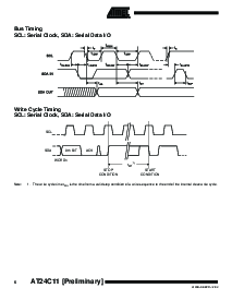 浏览型号AT24C11N-10SU-2.7的Datasheet PDF文件第6页