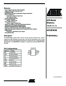 浏览型号AT25F2048N-10SU-2.7的Datasheet PDF文件第1页