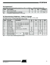 浏览型号AT25F2048N-10SU-2.7的Datasheet PDF文件第3页