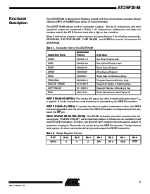浏览型号AT25F2048N-10SU-2.7的Datasheet PDF文件第7页