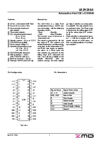 浏览型号U62H256ASA35的Datasheet PDF文件第1页
