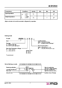 浏览型号U62H256ASA35的Datasheet PDF文件第7页