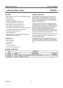 浏览型号UAA2082H的Datasheet PDF文件第2页