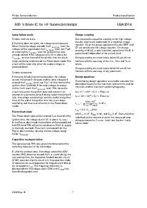 浏览型号UBA2014P的Datasheet PDF文件第7页