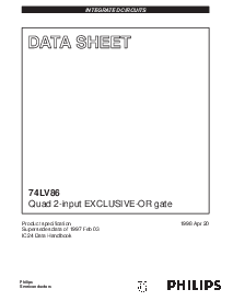 浏览型号74LV86DB的Datasheet PDF文件第1页