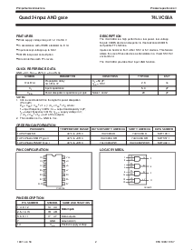 浏览型号74LVC08A的Datasheet PDF文件第2页
