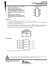 浏览型号SN74ALVC125D的Datasheet PDF文件第1页