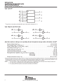 浏览型号SN74LVC125A的Datasheet PDF文件第2页