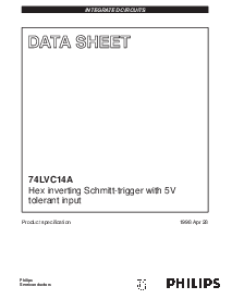 浏览型号74LVC14AD的Datasheet PDF文件第1页