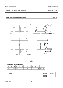 浏览型号74LVC1G125GM的Datasheet PDF文件第14页