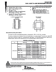浏览型号SN74LVC139AD的Datasheet PDF文件第1页