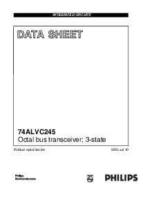 浏览型号74ALVC245D的Datasheet PDF文件第1页