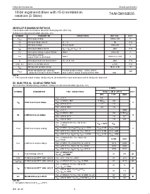 浏览型号74AVCM162835的Datasheet PDF文件第5页