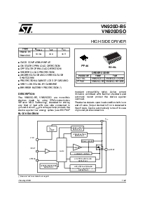 浏览型号VN920D-B513TR的Datasheet PDF文件第1页