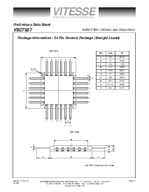 浏览型号VSC7927KF的Datasheet PDF文件第11页