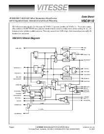浏览型号VSC8113QB的Datasheet PDF文件第2页