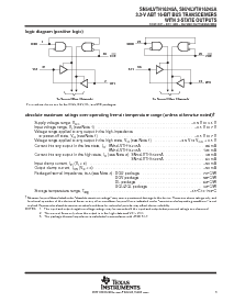 浏览型号SN74LVTH16245ADGGR的Datasheet PDF文件第3页