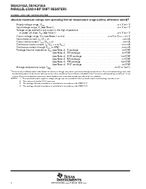 浏览型号SN74LV165ADBR的Datasheet PDF文件第4页