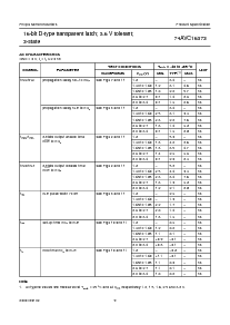 浏览型号74AVC16373DGG的Datasheet PDF文件第9页