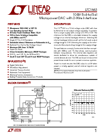 浏览型号LTC1663IMS8的Datasheet PDF文件第1页