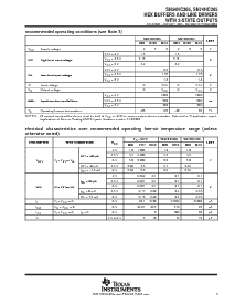 浏览型号SN74HC365NSR的Datasheet PDF文件第3页