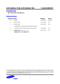 浏览型号K9F1608W0A-的Datasheet PDF文件第1页