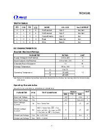 浏览型号W24L01T-70LE的Datasheet PDF文件第2页