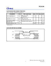 浏览型号W24L01T-70LE的Datasheet PDF文件第7页